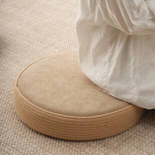 榻榻米坐垫地上大尺寸圆形加厚蒲团坐垫打坐禅修垫不塌陷家用客厅