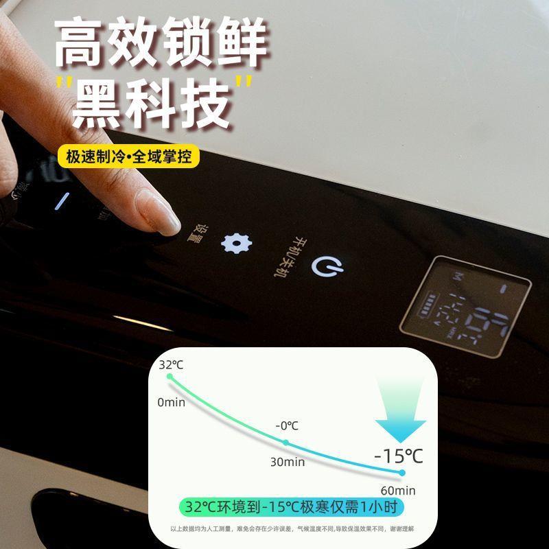 2250款载冰箱便携式419压缩机新制冷车家两用迷你冷藏冰柜工车厂