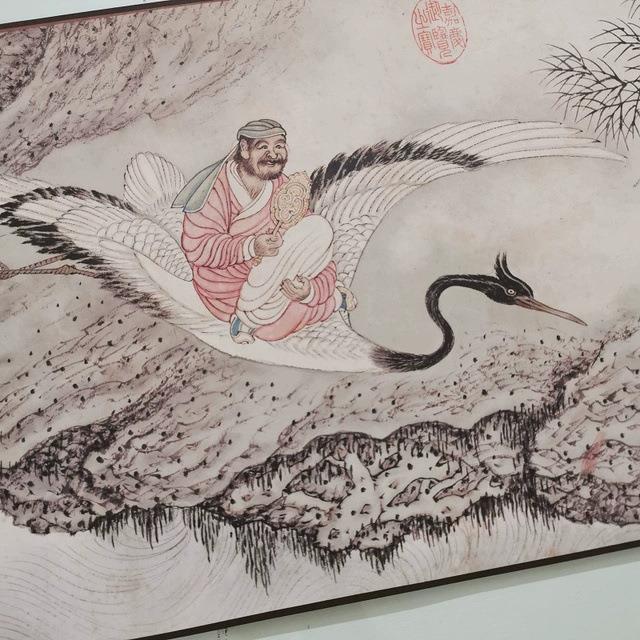 吴彬十应真图卷复古书画人物山水长卷国画微仿古制临八摹喷装BLO
