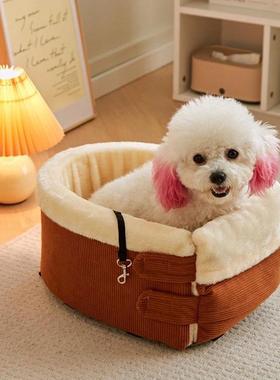 狗狗车载外泰出宠物窝F98MH8SM狗窝迪中控小型犬坐椅车内车载座前