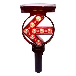 太阳能箭头指示灯高速公路施工导向警示灯 防水抗摔高亮LED警示