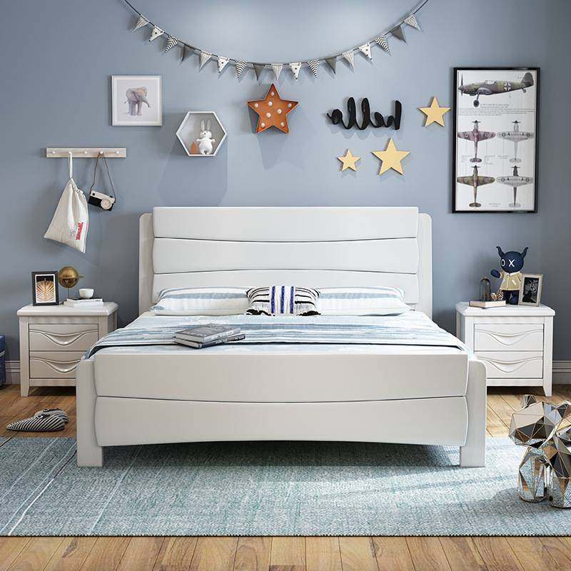 女孩实木床1.5米双人床小户型1.35米1.2m儿童床高箱床高箱储物,鲜花速递/花卉仿真/绿植园艺,割草机/草坪机,淘宝优惠券,粉丝福利购,淘宝优惠卷