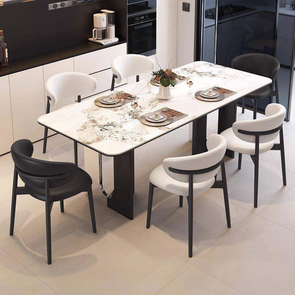 不锈钢全托亮光岩板餐桌椅组合新款家用小户型长方形现代简约饭桌,鲜花速递/花卉仿真/绿植园艺,割草机/草坪机,淘宝优惠券,粉丝福利购,淘宝优惠卷