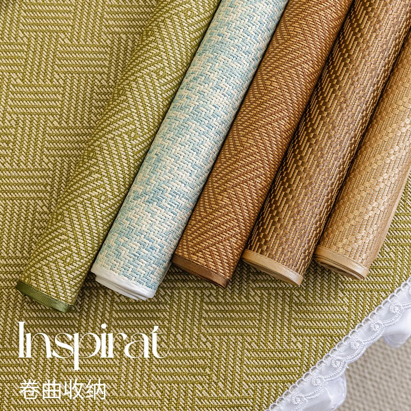 沙发垫夏季202新款藤席防滑欧式防滑凉感定制贵妃位盖布罩全包