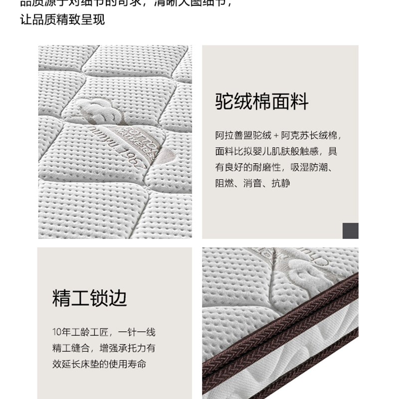 10公分棕垫天然椰棕儿童硬棕榈家用乳胶厚薄床垫1.2m1.5米可折叠