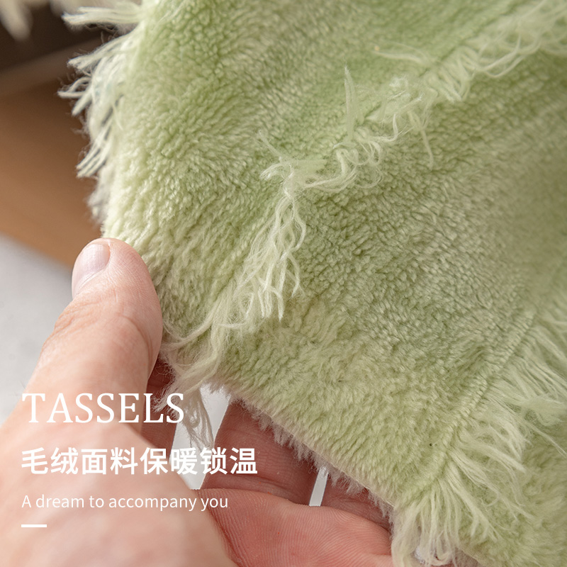 毛绒沙发盖布巾四季通用全盖沙发罩全包盖毯坐垫现代简约沙发垫