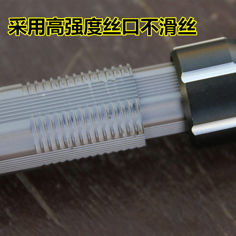 渔具钓鱼抄网抄网杆铝合金加厚捞鱼网鱼网伸缩杆折叠钓鱼用品