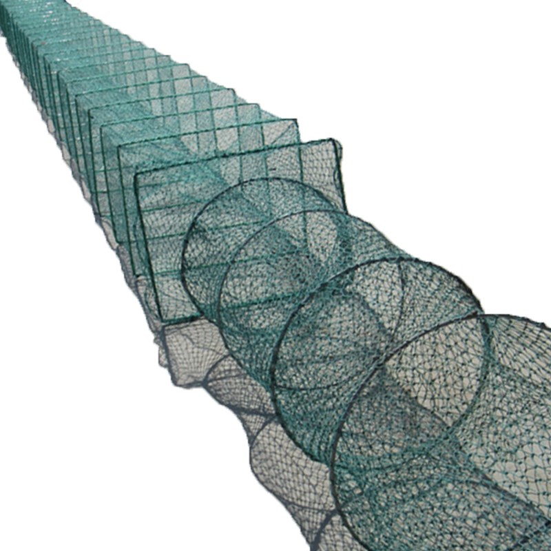 有结虾笼捕虾网加厚鱼网龙虾网螃蟹笼9股捕鱼笼抓甲鱼网黄鳝龟笼