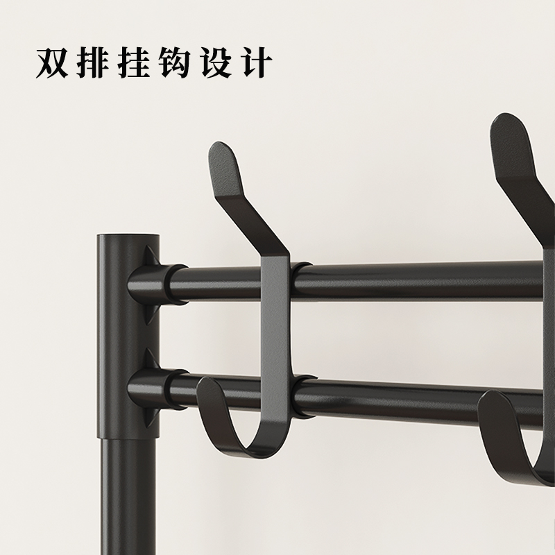 简易鞋架子多层门口家用鞋帽架客厅加厚一体式多功能衣帽架包架