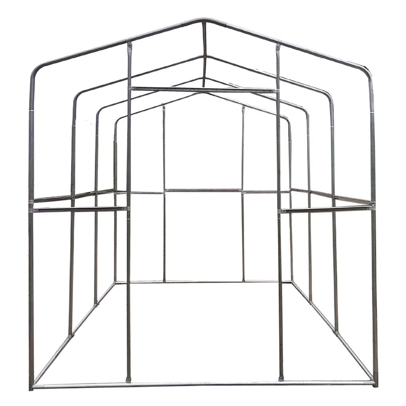 钢管温室大棚骨架多肉花房防雨棚阳台庭院蔬菜植物暖棚暖房镀锌管