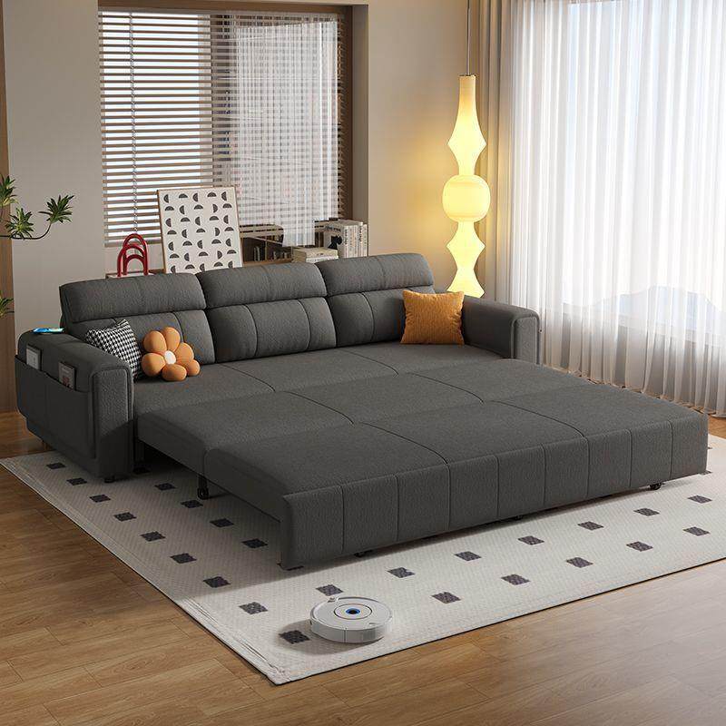 新厅款沙发家床折叠两用多功能储物可折叠一沙体奶油用985客小户