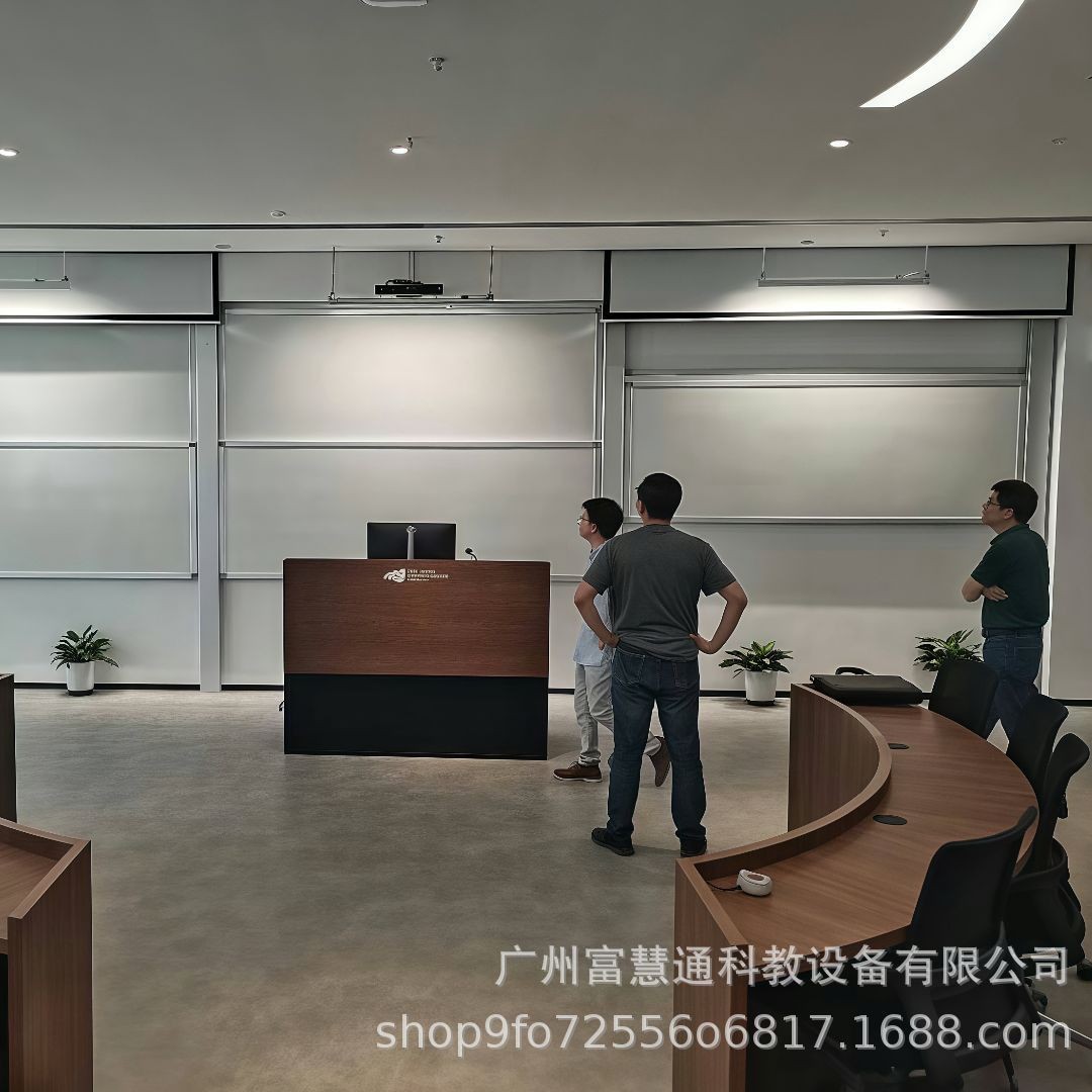 立柱黑板绿板白板上下升降推拉磁性书写板欧式单独组合式手写