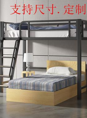 上床下沙ZMR发户型卧小床成人上下床多功能单层省试间空复二楼宿