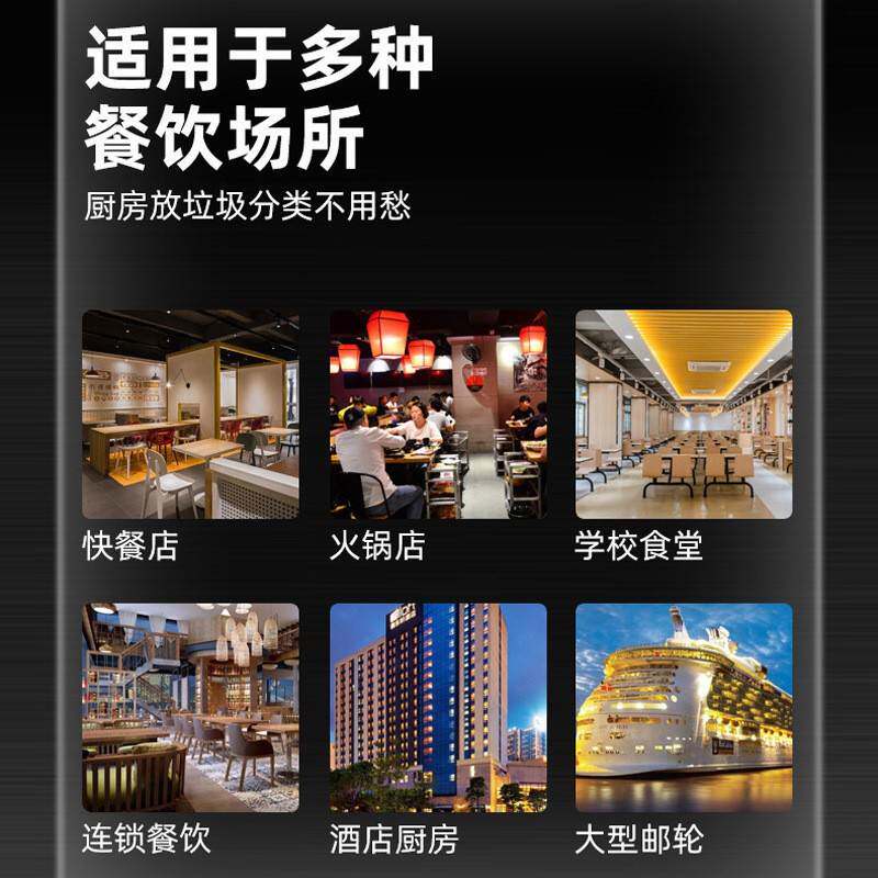 猛世商用大型垃圾处理器 厨房余餐潲水泔水食物粉碎机QS-AEG-GC