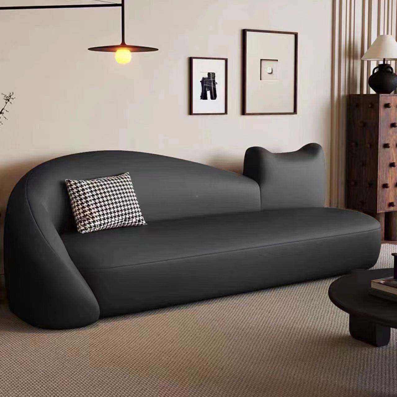 艺术沙规发小户型长条通用小户型TFB网红沙油不奶则贵妃躺椅家用