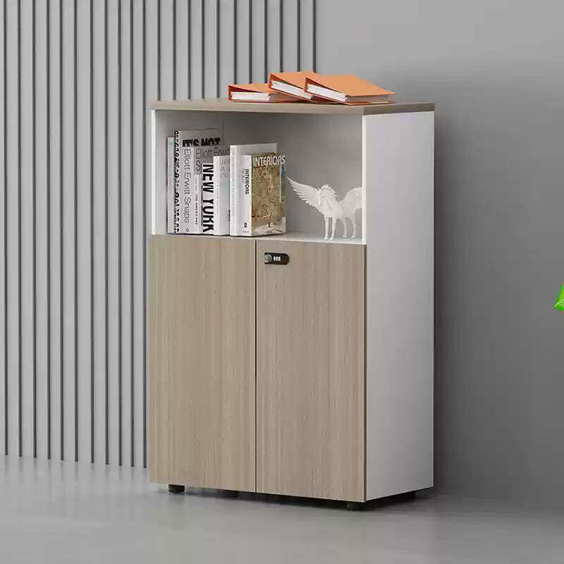 厂家直销办公桌办公室文件柜矮柜储物柜打印机木质隔断边柜资料