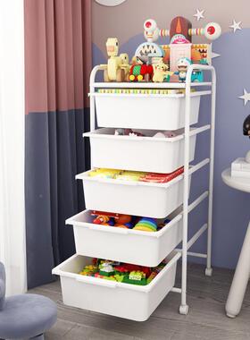 儿PBO童书架阅地家用宝宝移玩具收纳整理多落层置物架可动读书架