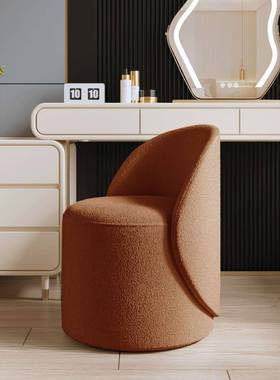 卧室妆凳SY56643旋转凳轻化奢妆梳凳家用网红化妆椅子现代靠台背