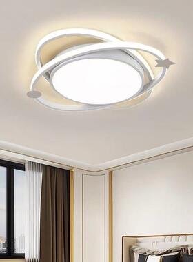 卧室灯现代蓝色d卡通能超年薄20VKE25新款le儿童护眼家用智吸顶灯