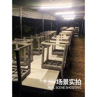 灯太阳能充电式 长条灯家黑自动亮用可移天IBQ动节能超亮管日光灯