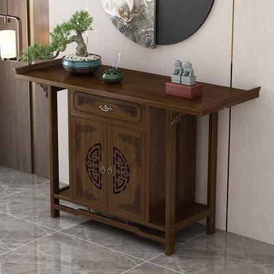 新中式香供桌香玄关台家用GCM玄关桌端台玄案关柜中堂景桌火桌供