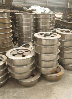 矿车32434轮距对轨铁路车单实边轨道轮心铸钢直矿径