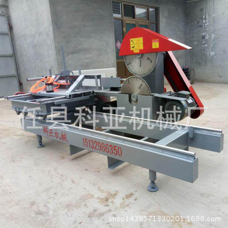 圆木推ECT台锯半自动简易手机开板工锯圆木开料大型械原木木推推