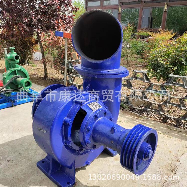 油移动式抽地水HWZ泵图片12寸10寸混流泵移动式排柴水泵工排水泵