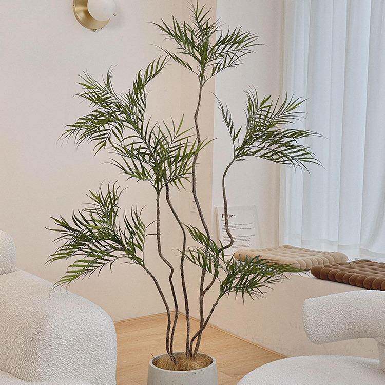 高楼夏家大型仿真绿植端装轻奢室内件盆栽饰仿CXC生植物摆沙发假