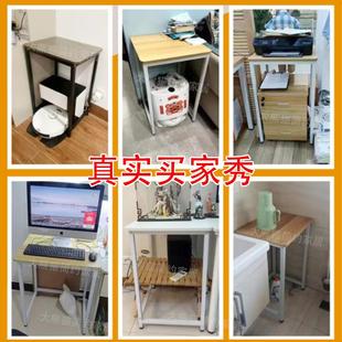 0小桌子工小桌子工作台小置物桌长70宽50cm6型细高脚桌盆景墙角窄