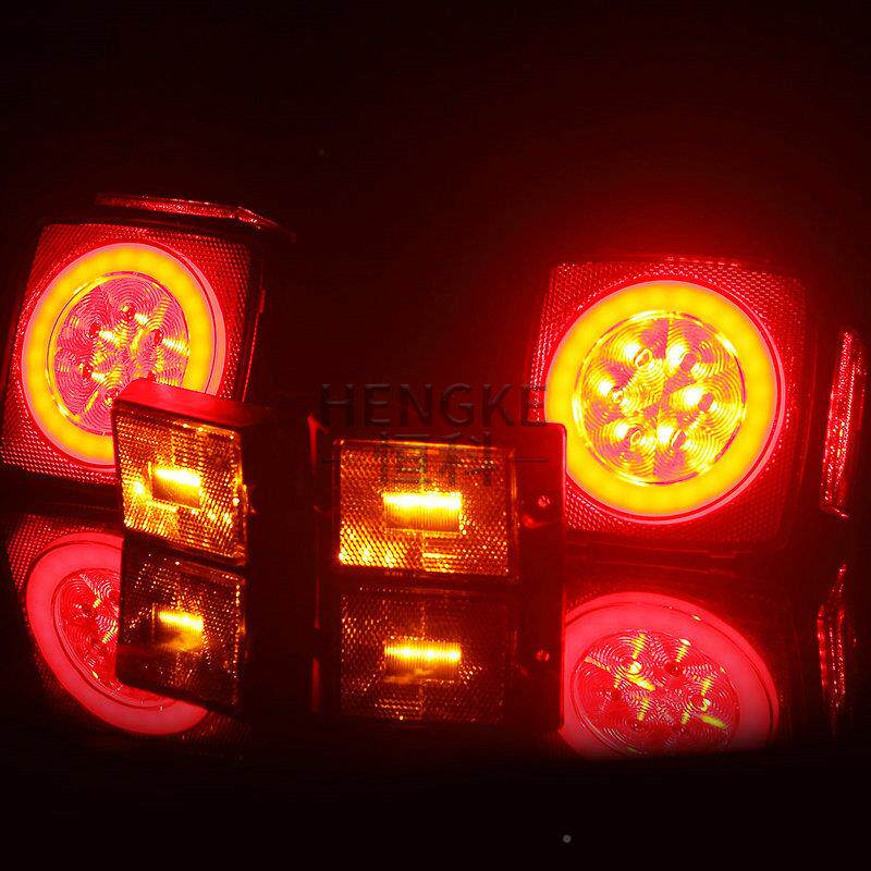 ebay防水尾灯新转向URC车尾尾灯LED款卡车灯拖车套件刹QT-04