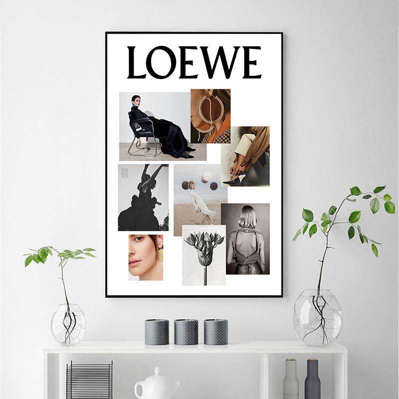 时尚人物特性TAO杂志封面艺术店装饰画简约现代服装模工作室个挂