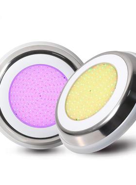 水IDLX-YC30P68不锈泳池灯壁挂式树防脂水下灯12VRGB遥钢控彩LED