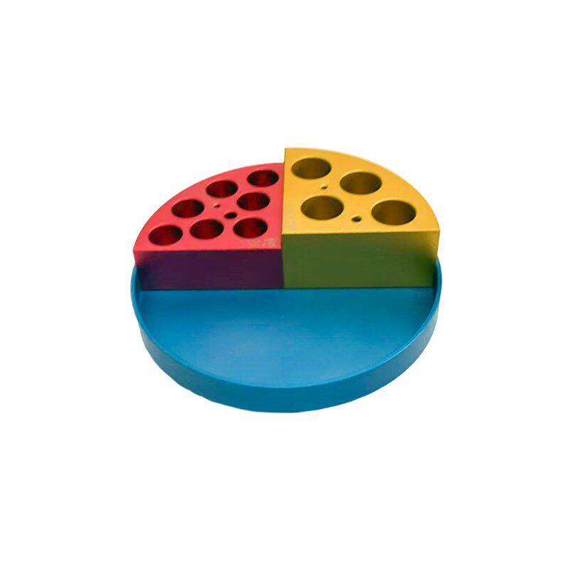 玻璃试管平行反应加热套模块样品顶空螺口西林金属浴化学实验器材