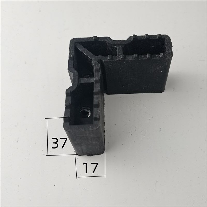2040方管角码内置直角连接件百叶窗铝合金钢管配件拐角组角L转角图片