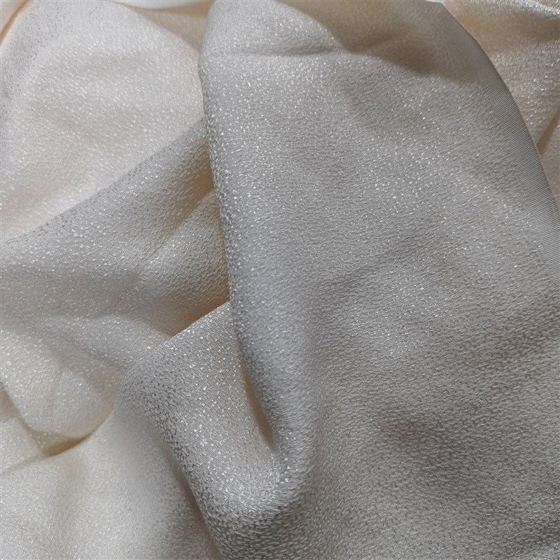 真丝白色冠乐绉布头料 素绉缎桑波缎大块布桑蚕丝领料丝绸面料