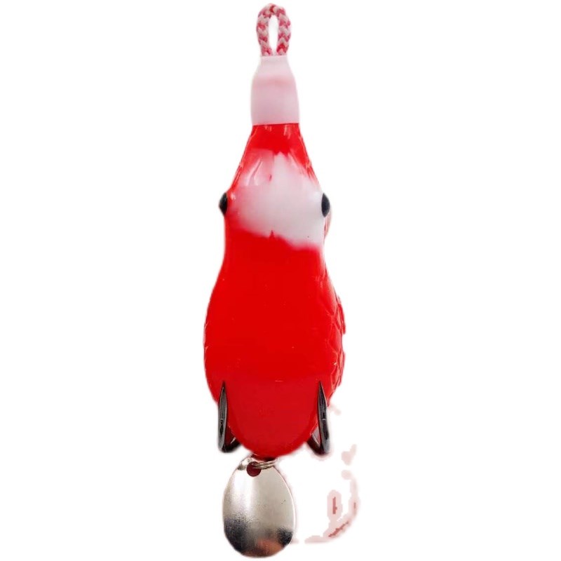 精改狂狐六号雷蛙改装款亮片款大小通杀远投路亚青蛙打黑雷蛙