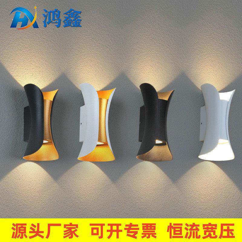 户外防水壁灯现代别墅阳台庭院过道楼梯外墙门口灯小蛮腰床头壁灯