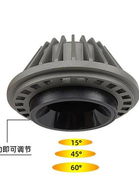 AR111豆胆灯调焦射灯15-60度15W20W 25W 30W博物馆超市服装店无铝