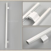 无框玻璃门拉手木门把手肯德基门拉手有框门拉手玻璃门扶手银色