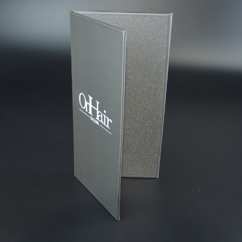 ktv美发店美容院皮面三折页价格牌价目表设计定制会所酒吧茶水单