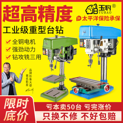 台式钻床工业级台式钻床小型家用220V台式钻床多功能电钻攻铣All