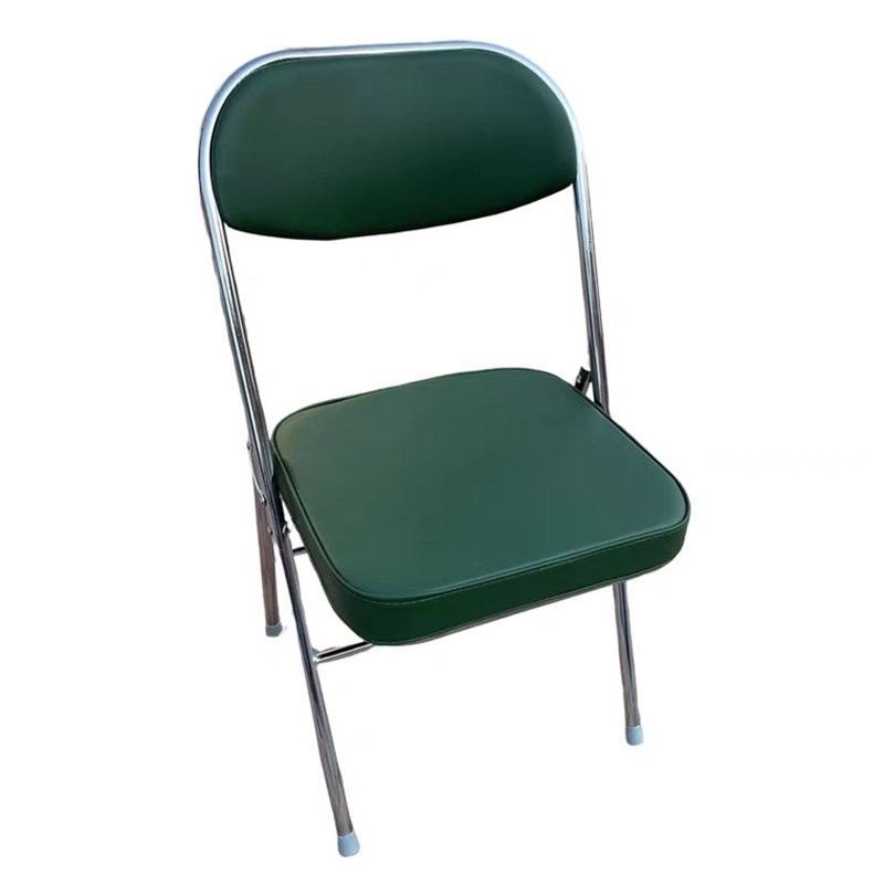 家用折叠椅子简约现代中古加厚靠背餐椅宿舍办公会议电脑拍照