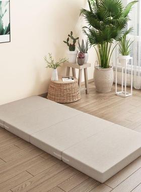 人加厚四折GNN叠海绵午休办午睡床垫学生懒公室榻榻米睡垫茗打地