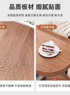 可移动茶几小NEH推车物架客厅沙几发子边小置桌家用床头桌带轮小