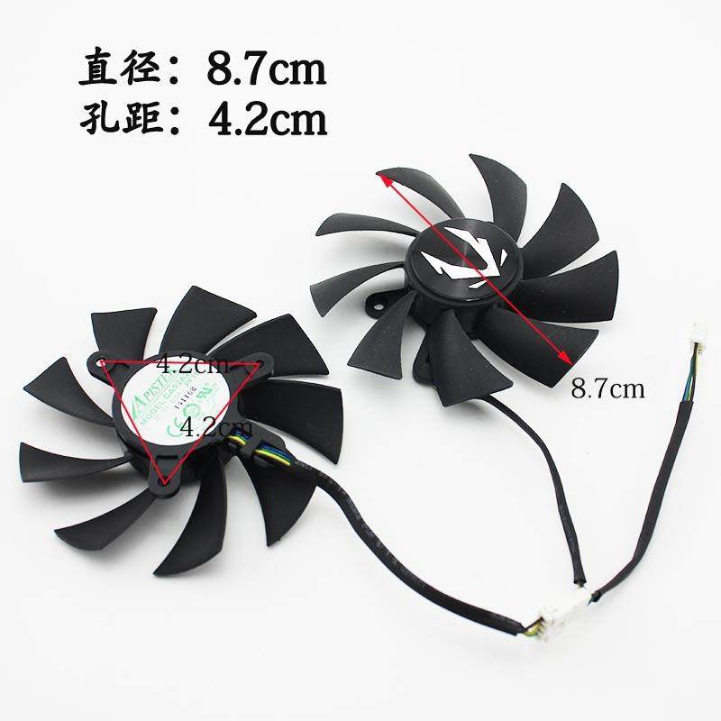索泰ZOrTACGGeFoceRTX2060/GTX1660AMP显卡散热TJCA风扇92A2H