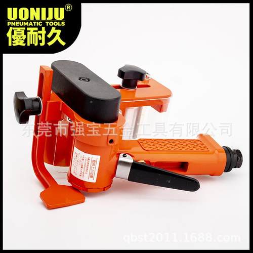 研UNJ打磨MYX机抛光机磨金属表面手持气推动环形砂带机小车拉丝机