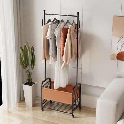 轻奢衣室TPW架落地卧室内家用挂衣架可移耐动晾晒衣架落地用双层