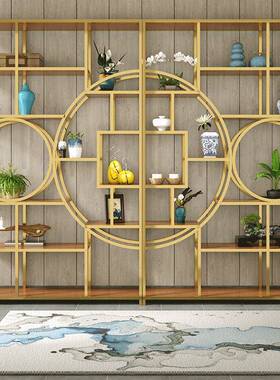 铁艺置物架创意简约CPX落架书子隔多层搁板架断客厅摆件展地示架