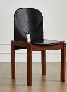 法式古中复古椅木椅子餐靠背椅实木商用餐椅椅设计师餐新中PCY式